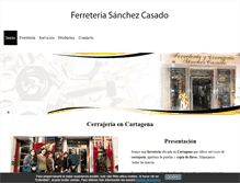 Tablet Screenshot of ferreteriasanchezcasado.com
